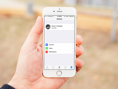 Setting Screen app design flat free gif icon ios iphone modern profile psd screen