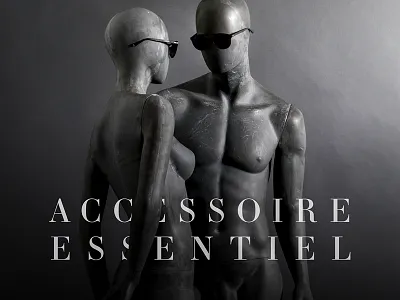 Accessoire Essentiel accessoire artdirection design essentiel eyewear fashion focus mannequin mannequins naked nude photography