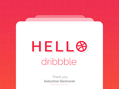 HELLO dribbble :)