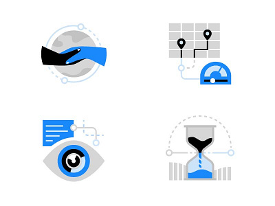 CDN Concept Illustrations illustrations