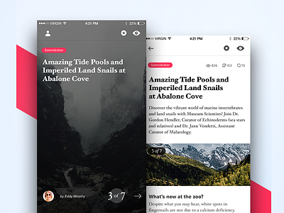 News App Part 2 app clean comments ios light list mobile post sanfrancisco simple ui