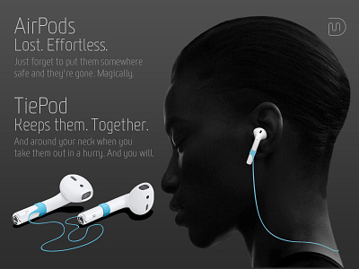 TiePod airpods apple earphones idea mohldesign product product design tiepod wireless