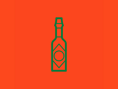 Day 20 - Hot Sauce - 100 Days of Icons 100 airsoft bunny days hot icon illustration sam sauce tabasco taco