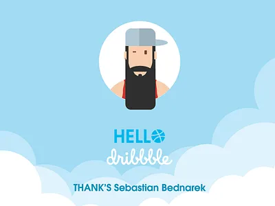 Hello Dribbble dribbble hello