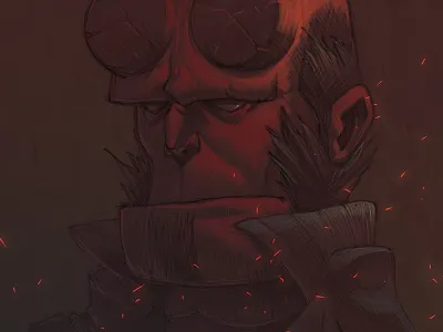 Hellboy bprd hellboy mignola sketch