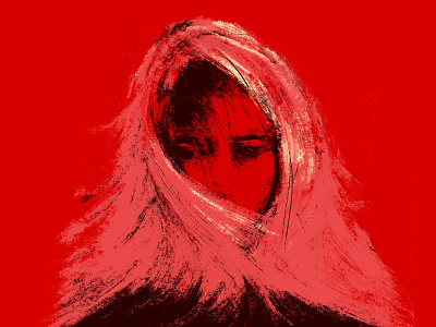 She's Toxic black book cover design digital art digital painting illustration pink red