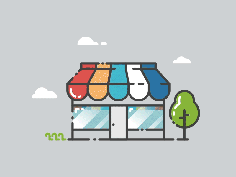 Around Town - Full Edit animated gif animation cityscape collaboration design gifs illustration isometric motion graphics video