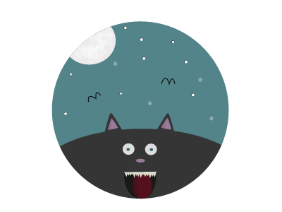 nightmare cat cat illustration