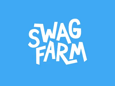 Swag Farm challenge farm hand lettering logo sharpie swag vector