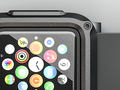 EPIK Closeup 3d apple watch c4d cinema 4d epik lunatik mnml render screen