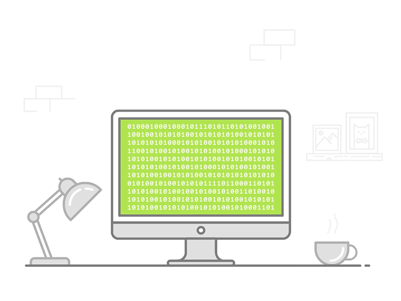 Happy Programmers Day! animation code illustration line art motion graphics outline programmer programmers day programming screen upwork workspace