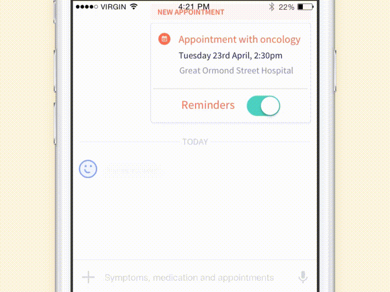 Natural Language Prescription parsing - FramerJS animation framer js framerjs interaction medical prescriptions ui ux