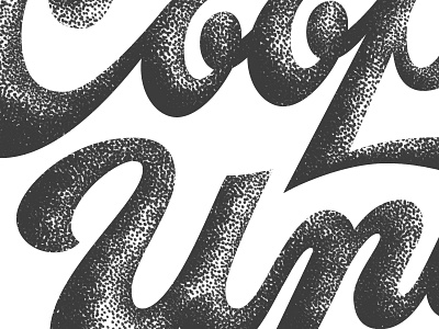 Stipple Brush brush dots lettering photoshop stipple type