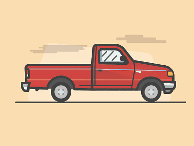 Homage to my first vehicle ford illustration truck vehicle