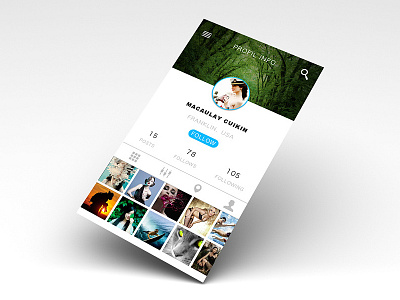 Photography ui，app
