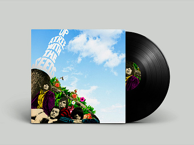 The Seeds band FanArt 1960 band collage design lp music nature record rock theseeds