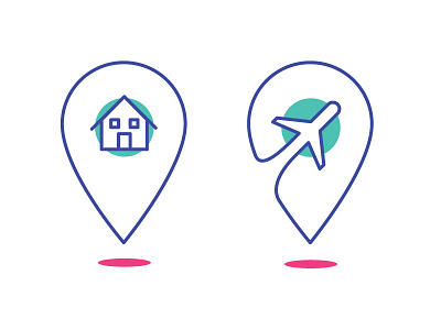 Local + Traveler app home illustration local pin travel traveler