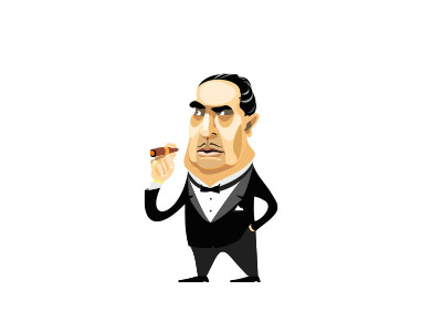 The Boss boss character cigar gangster mafia people smoke