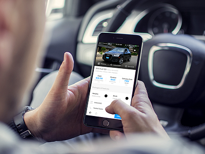 Beepi - Car page for iOS app bayarea car google hiring illustration ios iphone mobile sanfrancisco ui ux