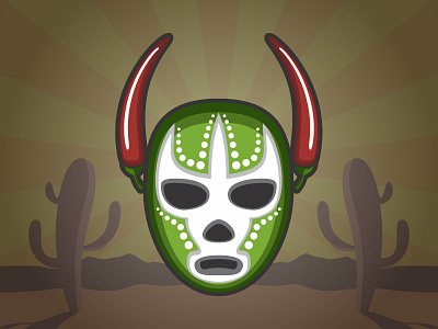 Lucha libre mask 2d art character creation character design design game art lucha libre mask vector graphic