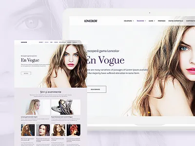 Loncolor Website app clean design flat mobile ui user experience user interface ux webdesign website