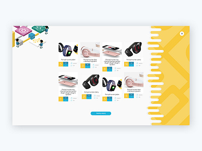 Landing Page blue landing landing page vector yellow