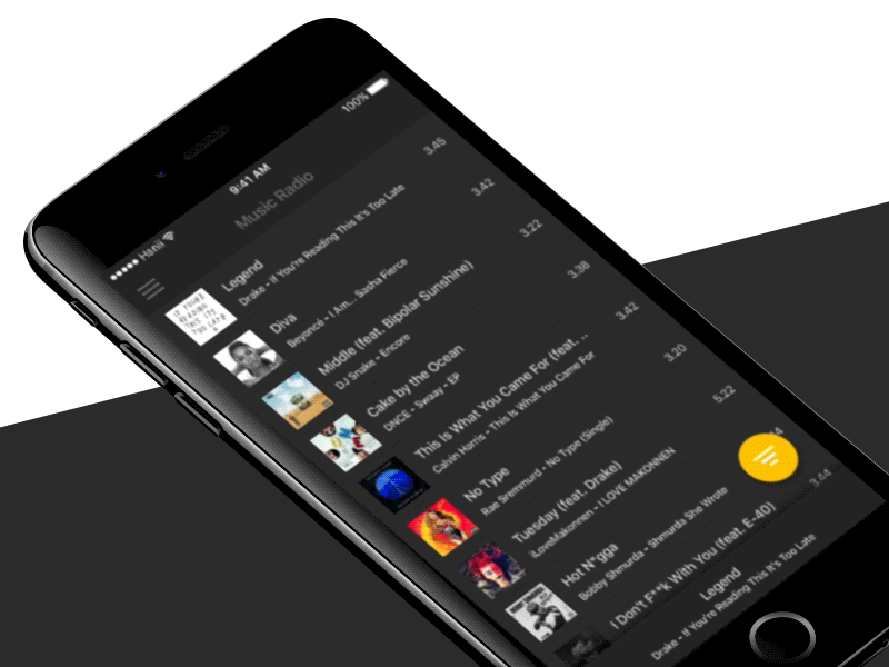 Filter black filter motion music transition ui yellow