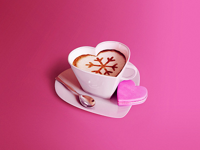 cofffee coffee cup heart vilentinesday