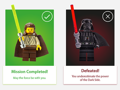 Daily UI - Day 11 - Flash Message dailyui day11 flashmessage starwars