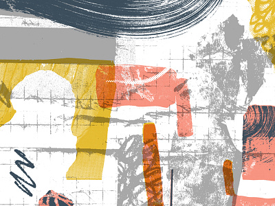 Sleeping Under Rocks, Like Some Blind Beetles: Part II art collage design leeds print workshop like some blind beetles part ii screen print screenprint sleeping under rocks