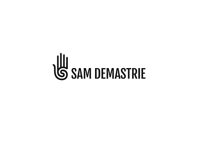 Personal Logo Lockup demastrie hand lockup logo mark personal sam spiral typography