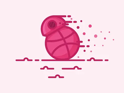 DB-8 bb 8 dribbble star wars