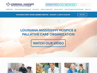 LMHPCO Web Comp care design hospice louisiana mississippi organization palliative web web design website