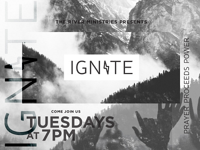 Ignite brand identity branding christian emblem ignite logo logo mark prayer