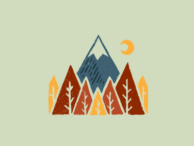Arrival of fall art camping color design doodle drawing graphic design illustration illustrator pen simple