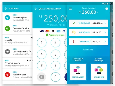 Moneto Invoice app android app design mobile new ui ux