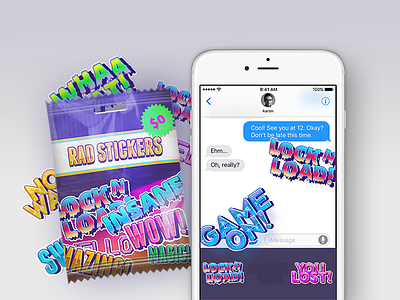 Rad Stickers imessage ios 10 ios10 rad rad pack rad stickers radpack sticker kitchen sticker.kitchen stickers