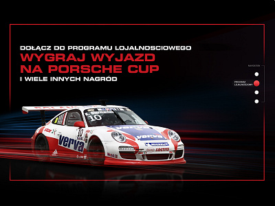 Orlen platinum sec2 black landingpage oil orlen porsche red webdesign