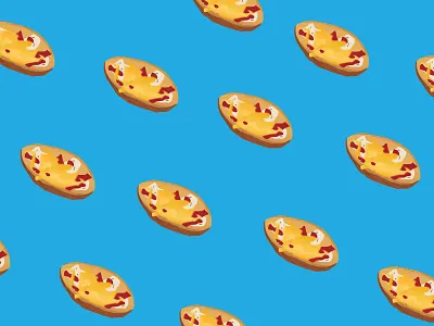 Potato Skin Pattern illustration pattern potato skin snacks