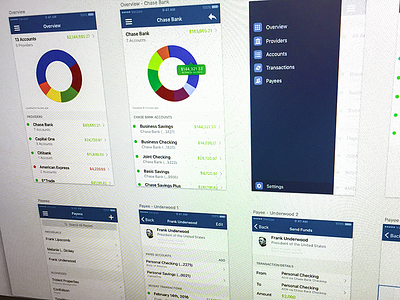 Finance accounts artboards finance mobile payments sketch