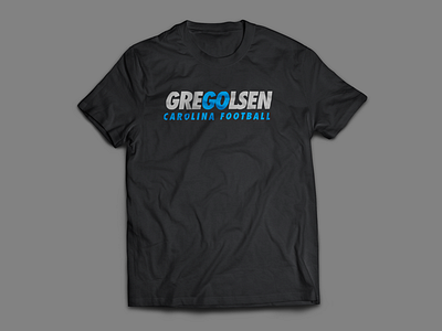 greGOlsen carolina football panthers sports typography