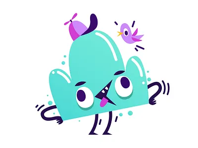 Nimbo! bird cloud imessage ios sticker