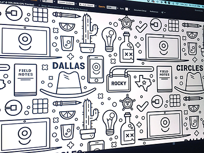 Illustration | "Circles Conference" circles design doodle drawing freelance fun illustration illustrator pattern work