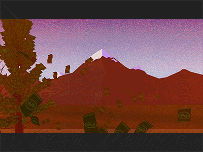 Money Trees citizens united colorado infographic animation motion design political spending politics