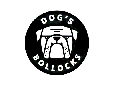 Dog's Bollocks beer bollocks bulldog dog icon illustration logo