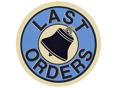 Last Orders Records beermat branding logo promotional