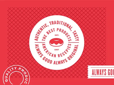 The Original Packaging III doonies doughnuts good layout logo mockup original packaging pattern tasty traditional