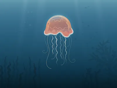Jellyfish coral illustration illustrator jellyfish ocean vector water