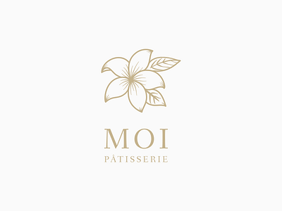 Moi Patisserie Logo branding french logo patisserie