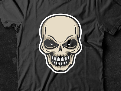 Skull Illustration bone skull skull head tattoo